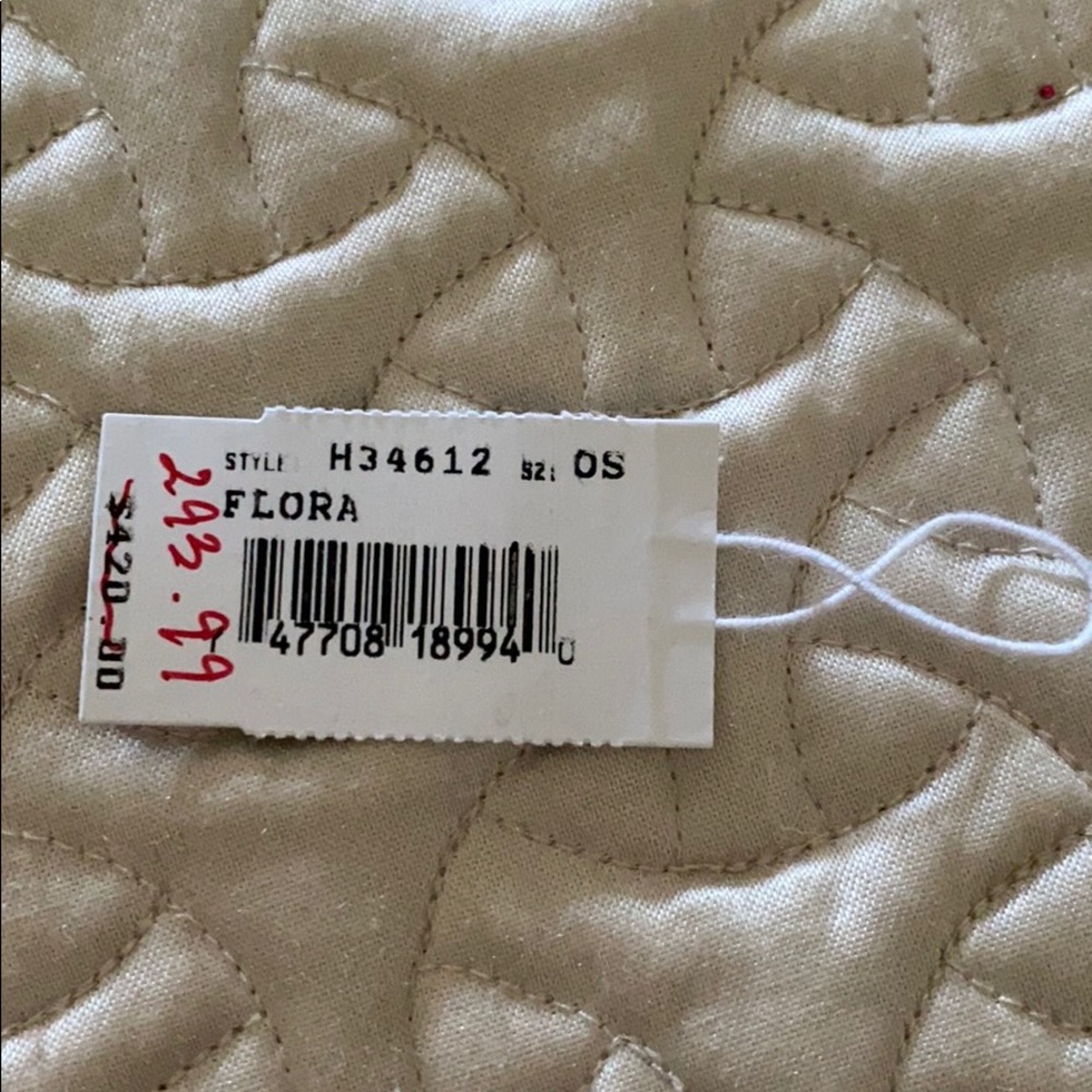 Brighton White Leather Flower Patchwork Tote Euc - image 8